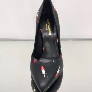 Saint Laurent Shoes - Saint Laurent black leather lipstick pump Saint Laurent Shoes - Saint Laurent black leather lipstick pump